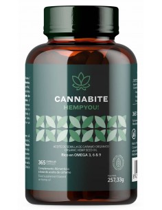 Aceite Virgen de Cáñamo (cannabis sativa) Orgánico prenado en Frio