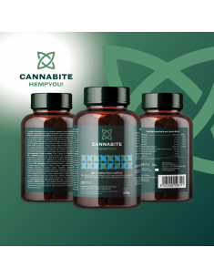 Melatonina Plus complex 120 capsulas Cannabite Hempyou 2