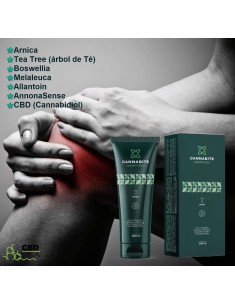 Crema CBD y Aceite de Cáñamo para las articulaciones Cannabite 2